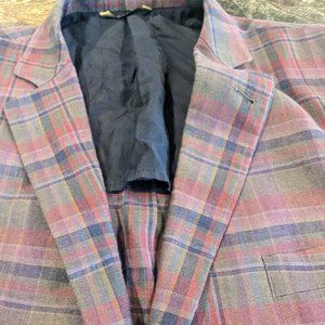 Brooks Brothers Plaid Linen Sportcoat